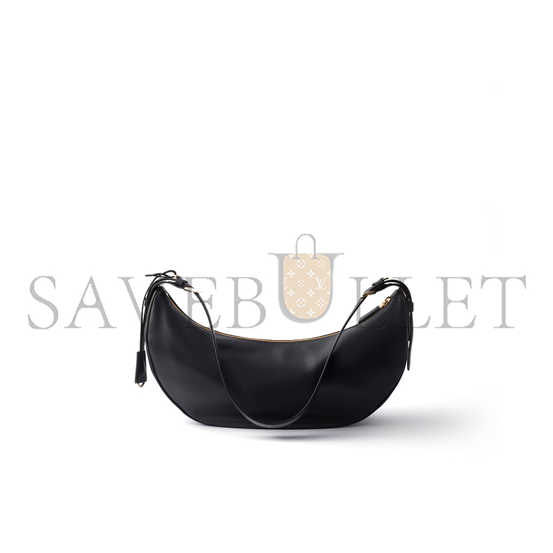 PRADA DEMI-LUNE LARGE LEATHER SHOULDER BAG 1BC255 (42*19.5*8.5cm)